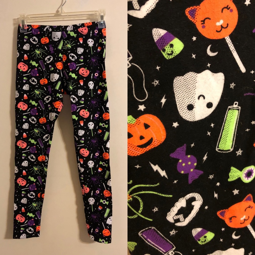 RARE Cat and Jack Halloween Candy Leggings